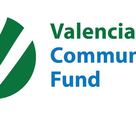 Valencia Communities Fund logo in blue and green