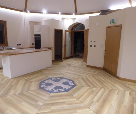 Interior of new extension