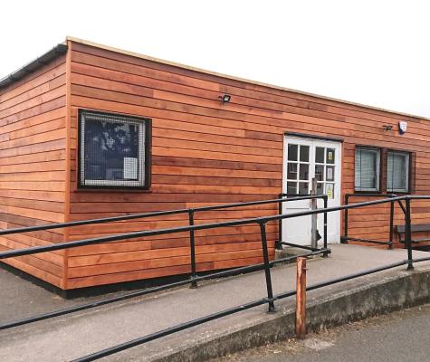 Exterior cladding complete